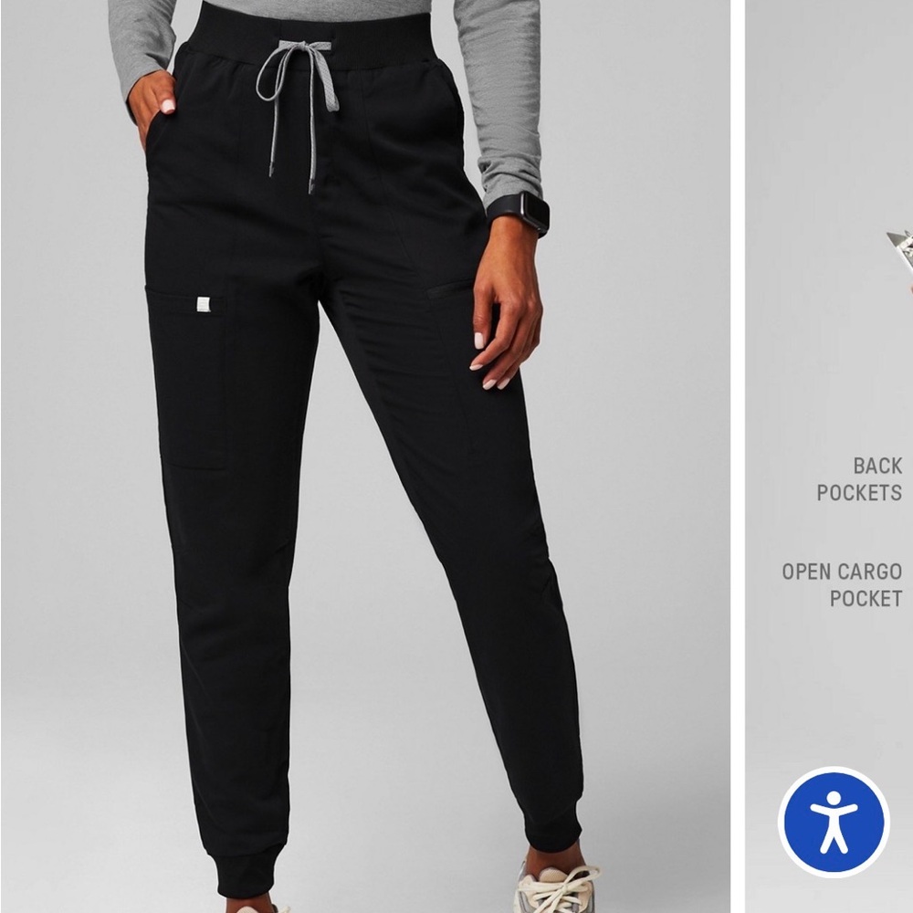 Fabletics Black Joggers With Drawstring - image 1